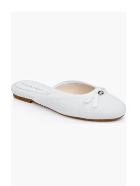 Dee Ocleppo Athens Terry Cloth Mule White Women’s Size 10